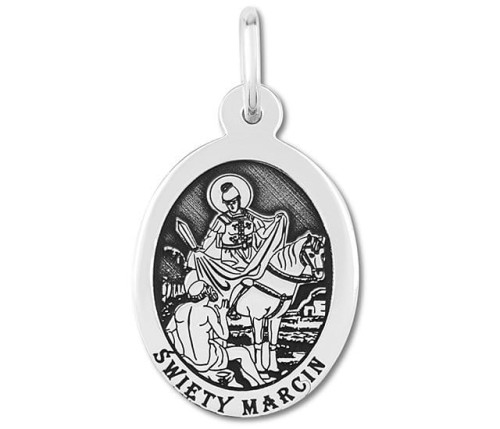 medalik Św. Marcin