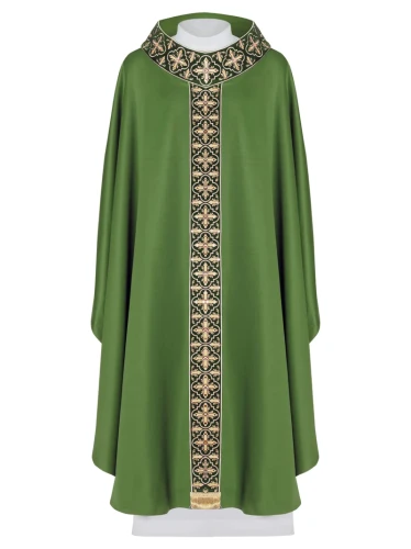 zielony ornat mszalny