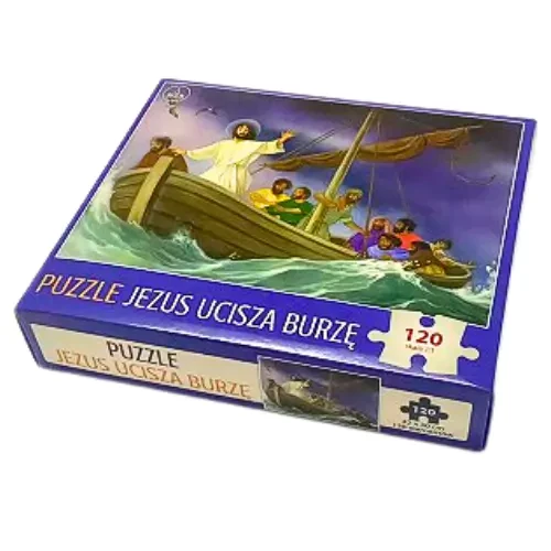 JEZUS UCISZA BURZĘ puzzle dla dzieci-1
