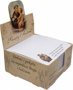 Notes - bloczek z myślami - Św. Antoni