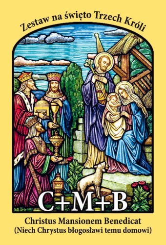 Naklejka na drzwi -Święto Trzech Króli-1