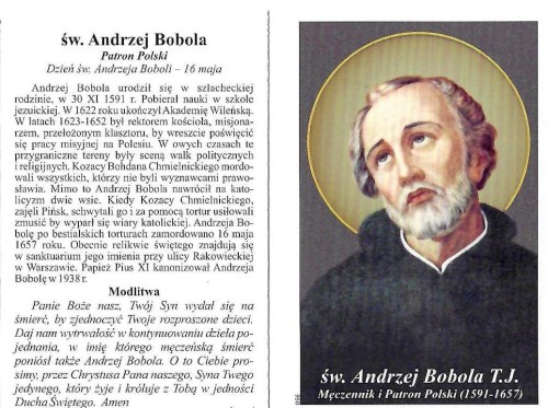 Święty Andrzej Bobola