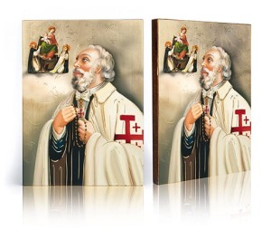 Ikona z certyfikatem - Błogosławiony Bartłomiej Longo