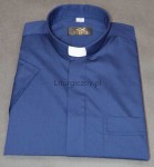 KOSZULA KAPŁAŃSKA W KOLORZE GRANATOWYM- PROMOCJA 