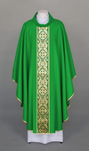 Ornat w kolorze zielonym