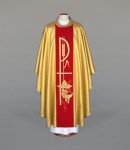 Ornat złoty z czerwonym pasem 1-077-62