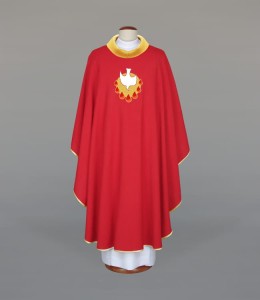 Ornat czerwony z Duchem Świętym 1-342-2
