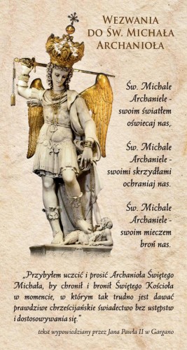 Obrazki z wizerunkiem św. Michała Archanioła-1
