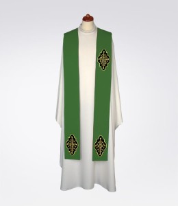 Zielona stuła 4-387-3