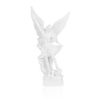 Figura biała - Św. Michał Archanioł 32 cm