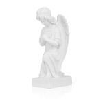 Figura biała żywiczna - Anioł 23 cm