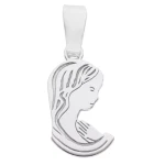 Medalik srebrny Matka Boska