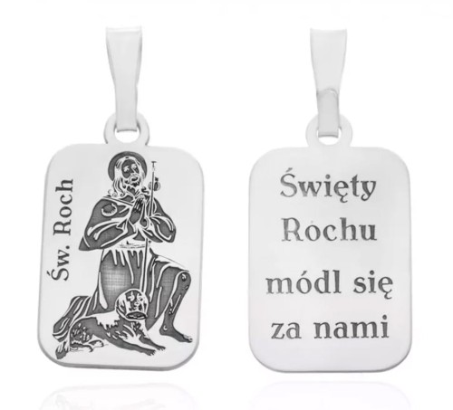 medalik Św. Roch