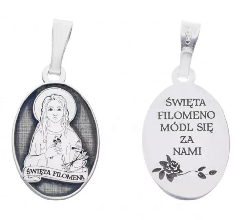 medalik Św. Filomena