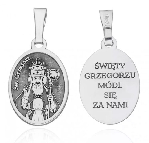 medalik Święty Grzegorz