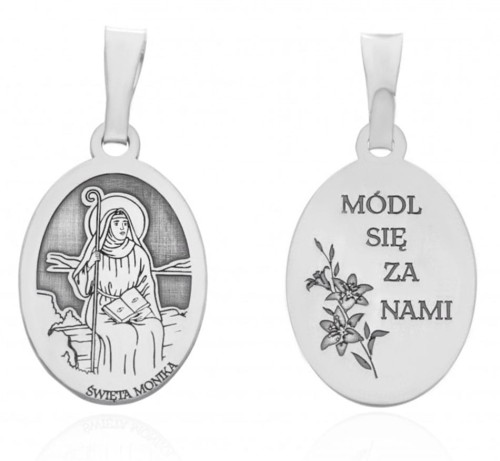 medalik Św. Monika