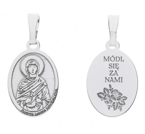 medalik srebrny - dewocjonalia
