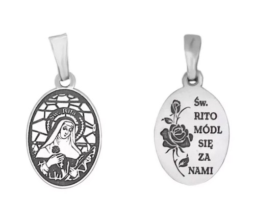medalik Św. Rita