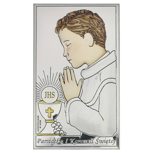 obrazek chłopiec Pierwsza Komunia Święta