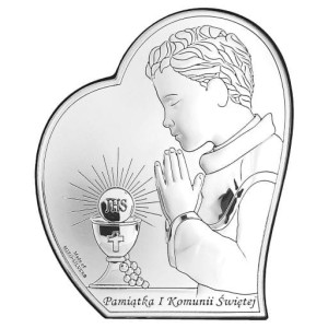 OBRAZEK - PAMIĄTKA PIERWSZEJ KOMUNII ŚWIĘTEJ DLA CHŁOPCA VL840/2L