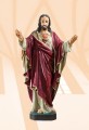 Serce Pana Jezusa figura 105 cm - kolor naturalny-3