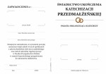 Świadectwo ukończenia katechizacji przedmałżeńskiej - (format A5) - 25 szt.