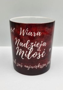 Kubek "Wiara, nadzieja, miłość"