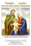Pamiątka rocznicy zawarcia Sakramentu Małżeństwa 