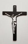 Krzyż ścienny metalowy 60 x 42 cm