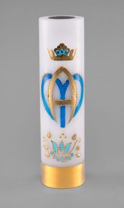 Świeca ołtarzowa z motywem Maryjnym 