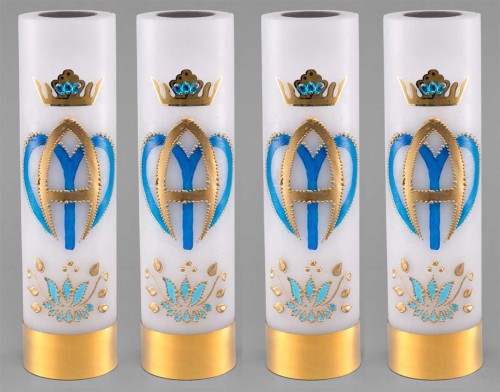 zestaw świec Maryjnych