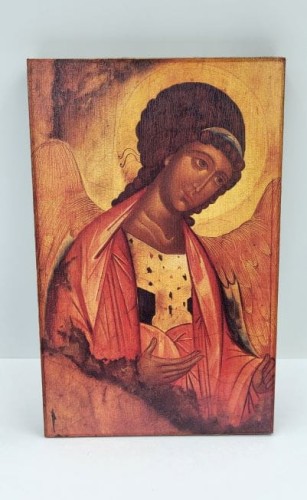 Ikona na drewnie - Archanioł Michał