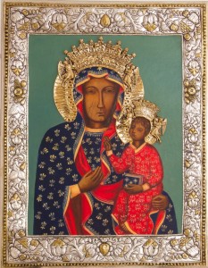 Tradycyjna ikona - Matka Boża Częstochowska