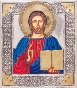 Tradycyjna ikona - Chrystus nauczający - Pantokrator