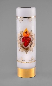 Świeca ołtarzowa z motywem serca