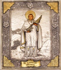Tradycyjna ikona - Święty Szczepan