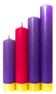 Świece do wieńca - świece adwentowe