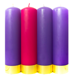 Świece adwentowe - do wieńca na okres Adwentu