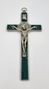 Krzyż św. Benedykta  zielony