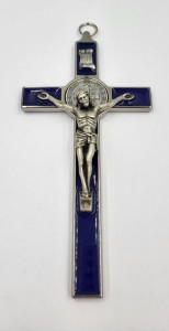 Krzyż św. Benedykta niebieski