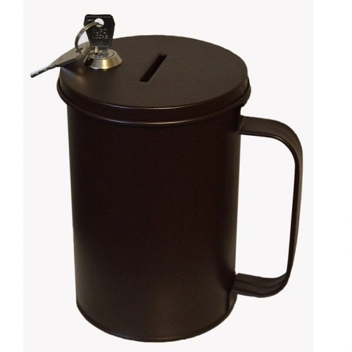 Skarbonka metalowa na kluczyk-1