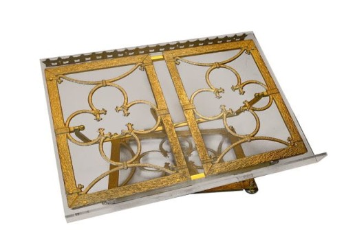 Pulpit mosiężny obrotowy