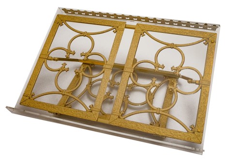 Pulpit mosiężny regulowany