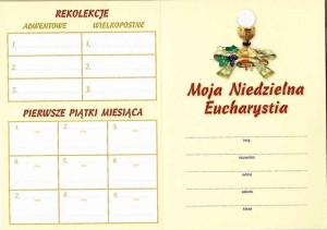 Moja niedzielna Eucharystia - uczestnictwo w mszach świętych