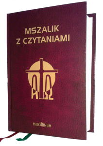 Mszalik z czytaniami format A5