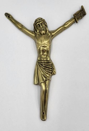 KORPUS CHRYSTUSA ODLEWANY - KOLOR STARE ZŁOTO-1