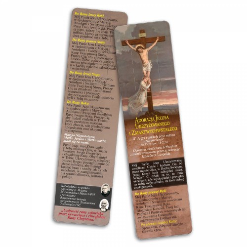 Zakładka do książki - Adoracja Jezusa ukrzyżowanego i zmartwychwstałego