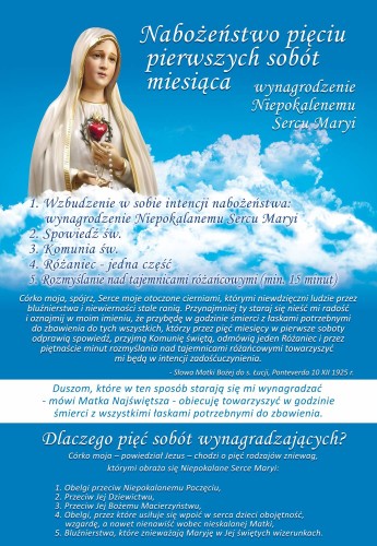 Plakat - Pierwsze Soboty Miesiąca