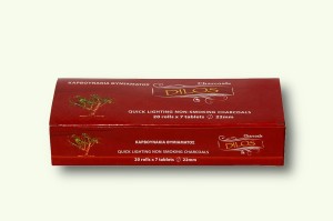 WĘGIELKI DILOS 22mm - pudełko węgle