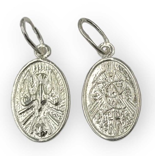 Medalik ze srebra z Duchem Świętym na bierzmowanie